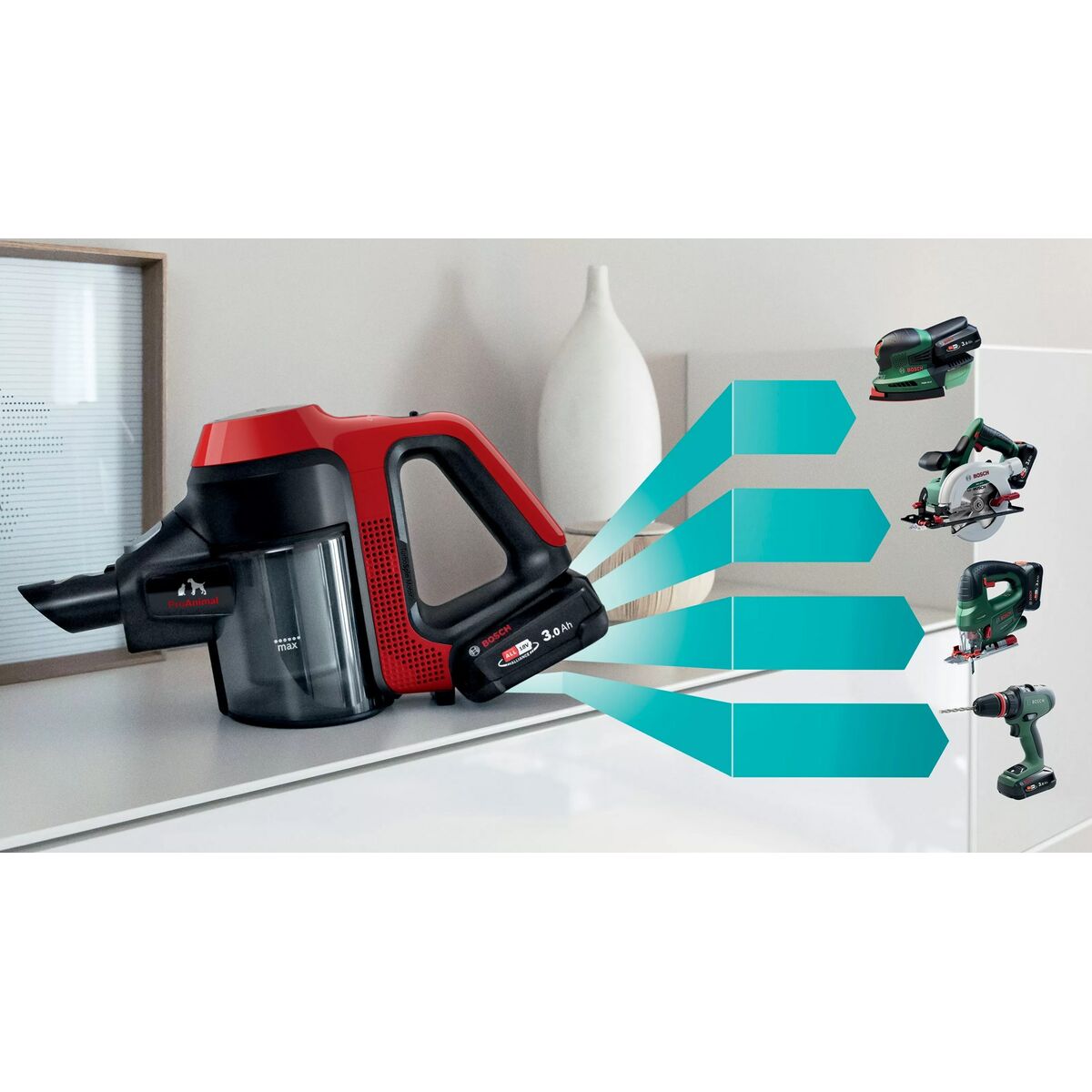 Aspirateur sans fil BOSCH BCS711PET